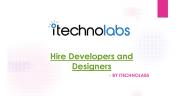Hire Developers and Designers – iTechnoLabs