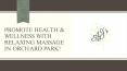 Stay Fit By Massage In Orchard Park | AJ’s CBD PowerPoint PPT Presentation