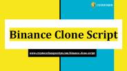 Binance Clone Script