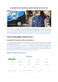 Essential Tips for Searching Local Laundry Service Nearby You - Hello Laundry PowerPoint PPT Presentation