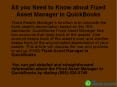 how to use Quickbooks fixed asset manager | Full details PowerPoint PPT Presentation