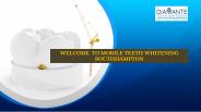 Welcome to mobile teeth whitening southhampton