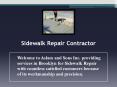 Sidewalk repair contractor in Brooklyn, NYC PowerPoint PPT Presentation