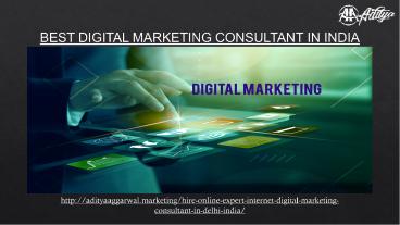 Find the best digital marketing consultant in India