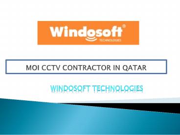 MOI CCTV CONTRACTOR IN QATAR