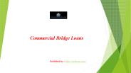 Commercial Bridge Loans