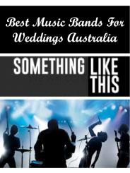 Best Music Bands For Weddings Australia