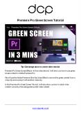 Premiere Pro Green Screen Effects Tutorial PowerPoint PPT Presentation