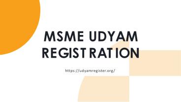 Best service to get Registration in MSME Udyam @+91 853976655