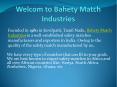 safey matches PowerPoint PPT Presentation