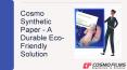 Cosmo Synthetic Paper - A Durable Eco-Friendly Solution PowerPoint PPT Presentation