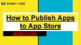 How to Publish or Upload Apps to App Store- Mobcoder PowerPoint PPT Presentation