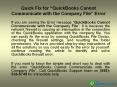 Quick Fix for “QuickBooks Cannot Communicate with the Company File” Error PowerPoint PPT Presentation