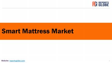 Smart Mattress Market
