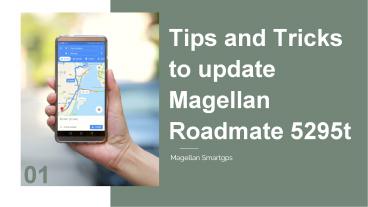 Tips and Tricks to update Magellan Roadmate 5295t