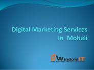 Best Digital Marketing Services in Chandigarh