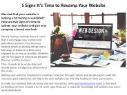 5 Signs It's Time to Revamp Your Website (1)