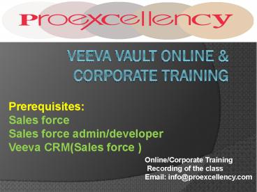veeva vault online crm training