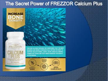 FREZZOR Calcium Plus