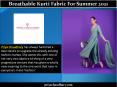 Buy Designer & Breathable Fabric Kurti For Summer 2021