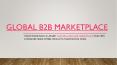 Online Global B2B Marketplace PowerPoint PPT Presentation