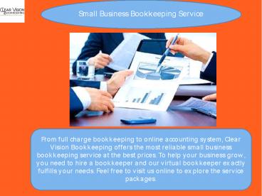 Small Business Bookkeeping Service
