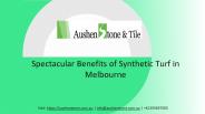 Spectacular Benefits of Synthetic Turf in Melbourne
