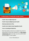 5 Cardinal Rules of Creating SEO Friendly Content PowerPoint PPT Presentation