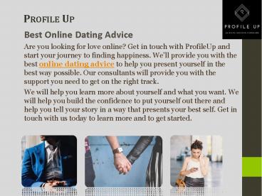 Best Online Dating Advice