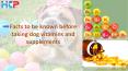 Facts to be known before taking dog vitamins and supplements PowerPoint PPT Presentation