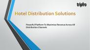Hotel Distribution Solutions | Hotel Distribution System