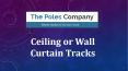 Ceiling or Wall Curtain Tracks PowerPoint PPT Presentation
