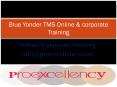 blue yonder tms online training PowerPoint PPT Presentation