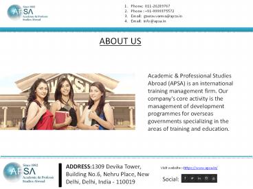 Overseas Education Consultants In Chandigarh