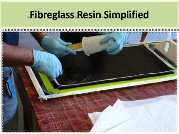 Fiberglass Resin guideline for safety precautions