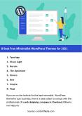 8 Best Free Minimalist WordPress Themes for 2021 PowerPoint PPT Presentation