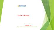 Flexi finance