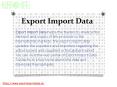 An Accurate Export Import Data Report is just a click away PowerPoint PPT Presentation