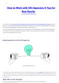 How to Work with SEO Agencies: 8 Tips for Best Results PowerPoint PPT Presentation