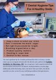 7 Dental Hygiene Tips For A Healthy Smile PowerPoint PPT Presentation