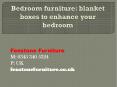 Bedroom furniture: Blanket boxes to enhance your bedroom PowerPoint PPT Presentation