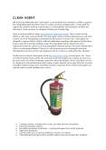 CLEAN AGENT TYPE FIRE EXTINGUISHER PowerPoint PPT Presentation