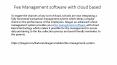 Fee Management software with cloud based PowerPoint PPT Presentation