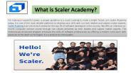 What is Scaler Academy?