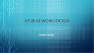 HP Z640 Workstation