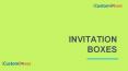 Invitation Boxes In A Variety Of Colors PowerPoint PPT Presentation
