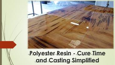 Can you use polyester resin for casting?