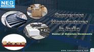 Conveyors Manufacturer in India