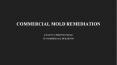 Commercial Mold Remediation 4 Ways To Prevent Mold In Commercial Buildings PowerPoint PPT Presentation