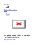 Get Custom Football Jerseys For Your Team – Let Your Passion Show PowerPoint PPT Presentation